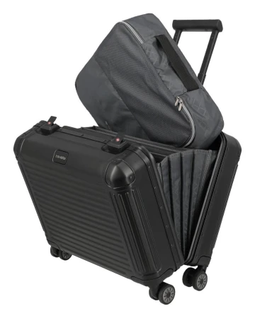 Travelite Next Business Wheeler 4w černý kabinový kufr
