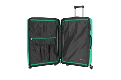 Travelite Orbita L Green kufr + kosmetická taštička zdarma