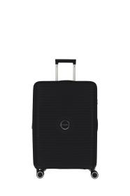 Travelite Orbita M Black kufr + kosmetická taštička zdarma