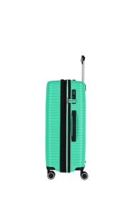 Travelite Orbita M Green kufr + kosmetická taštička zdarma