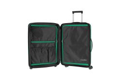 Travelite Orbita M Green kufr + kosmetická taštička zdarma