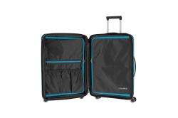 Travelite Orbita M Turquoise kufr + kosmetická taštička zdarma