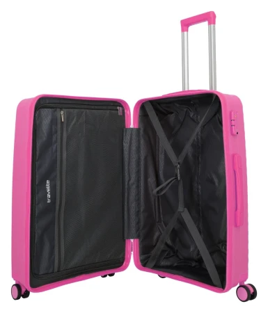 Travelite Pacific S, M, L růžová sada kufrů