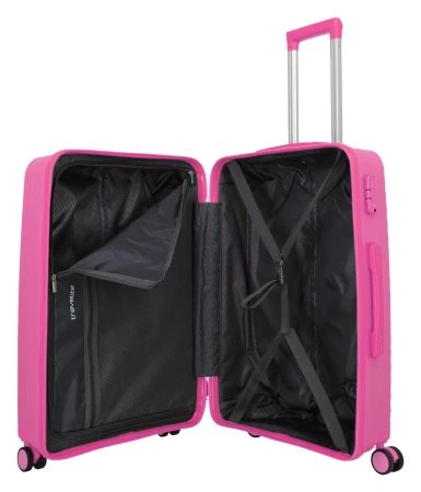 Travelite Pacific S, M, L růžová sada kufrů