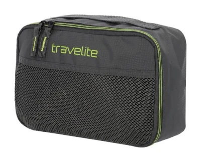 Travelite Packing Cubes S, M, L antracitová sada cestovních organizérů