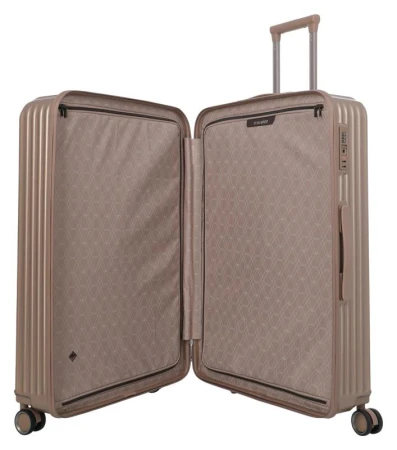 Travelite Paros 4w L béžový cestovní kufr