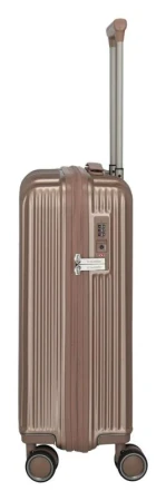 Travelite Paros 4w S hnědý kabinový kufr