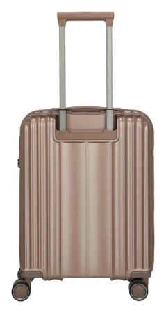 Travelite Paros 4w S hnědý kabinový kufr