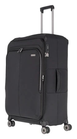 Travelite Priima L Black kufr + kosmetická taštička zdarma