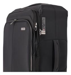Travelite Priima L Black kufr + kosmetická taštička zdarma