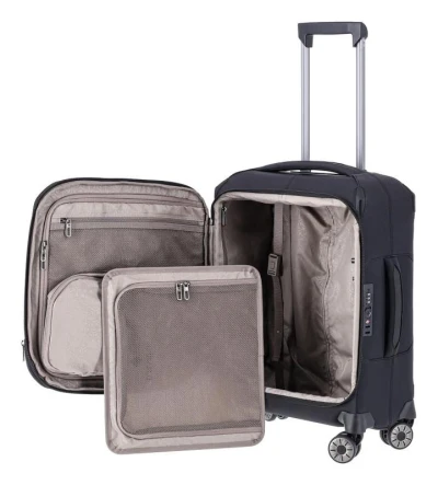 Travelite Priima S Black kufr + kosmetická taštička zdarma