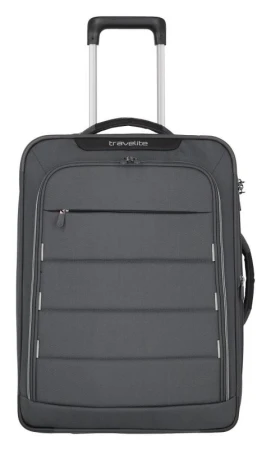 Travelite Skaii 2w S Anthracite kufr + kosmetická taštička zdarma Travelite Skaii 2w S Anthracite kufr + kosmetická taštička zdarma