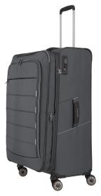 Travelite Skaii 4w L Anthracite kufr + kosmetická taštička zdarma