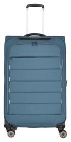 Travelite Skaii 4w L Blue kufr + kosmetická taštička zdarma
