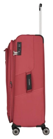 Travelite Skaii 4w L Red kufr + kosmetická taštička zdarma