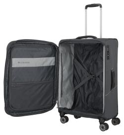 Travelite Skaii 4w M Anthracite kufr + kosmetická taštička zdarma
