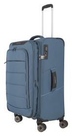 Travelite Skaii 4w M Blue kufr + kosmetická taštička zdarma