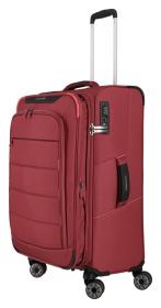 Travelite Skaii 4w M Red kufr + kosmetická taštička zdarma