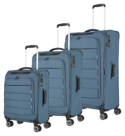 Travelite Skaii 4w S,M,L Blue + kozmetická taštička zadarmo Travelite Skaii 4w S,M,L Blue + kozmetická taštička zadarmo