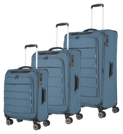 Travelite Skaii 4w S,M,L Blue + kosmetická taštička zdarma Travelite Skaii 4w S,M,L Blue + kosmetická taštička zdarma