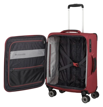 Travelite Skaii 4w S, M, L červená sada kufrů