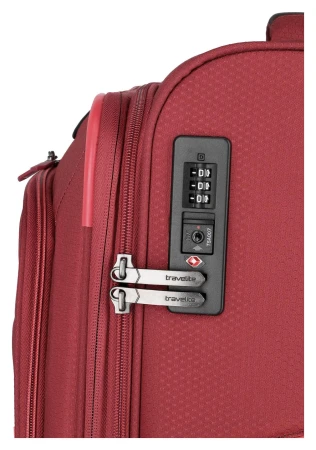 Travelite Skaii 4w S, M, L červená sada kufrů