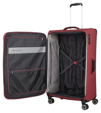 Travelite Skaii 4w S, M, L červená sada kufrů