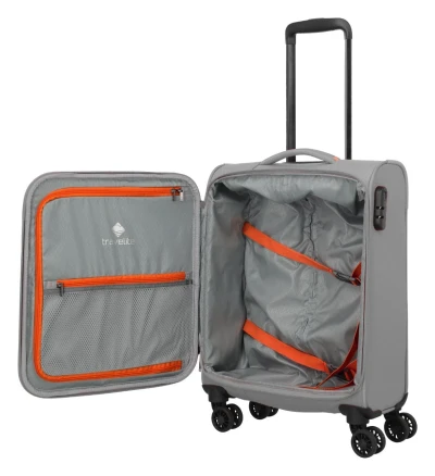 Travelite Umbria S Smoky Grey šedý kabinový kufr