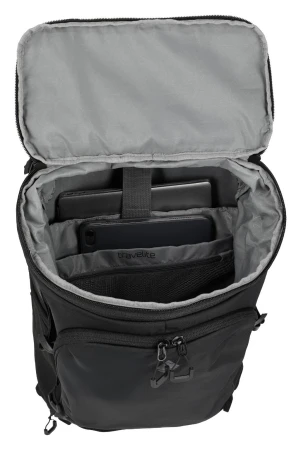 Travelite Venture Line Backpack XL černý palubní cestovní batoh