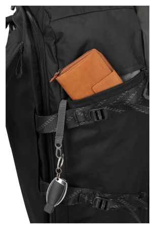 Travelite Venture Line Duffle L černá cestovní taška
