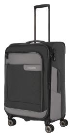 Travelite Viia 4w M Anthracite kufor + kozmetická taštička zadarmo Travelite Viia 4w M Anthracite kufor + kozmetická taštička zadarmo