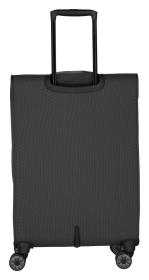 Travelite Viia 4w M Anthracite kufr + kosmetická taštička zdarma