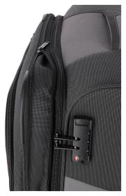 Travelite Viia 4w M Anthracite kufr + kosmetická taštička zdarma