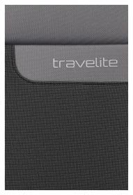 Travelite Viia 4w M Anthracite kufr + kosmetická taštička zdarma