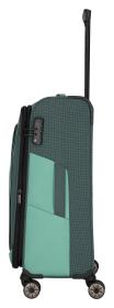 Travelite Viia 4w M Green kufr + kosmetická taštička zdarma