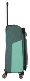 Travelite Viia 4w M Green kufr + kosmetická taštička zdarma