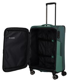 Travelite Viia 4w M Green kufr + kosmetická taštička zdarma