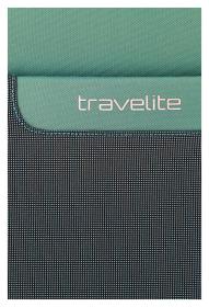 Travelite Viia 4w M Green kufr + kosmetická taštička zdarma