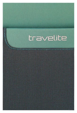 Travelite Viia 4w M Green kufr + kosmetická taštička zdarma