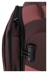 Travelite Viia 4w M Rose kufr + kosmetická taštička zdarma