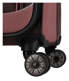 Travelite Viia 4w M Rose kufr + kosmetická taštička zdarma