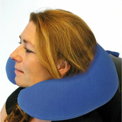 TravelSafe cestovní podhlavník Travel Pillow Fleece pink