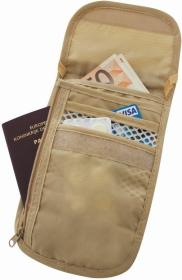 TravelSafe kapsa na krk Checkout beige