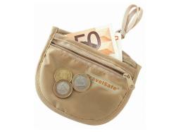 TravelSafe kapsa na krk Skin ID Pocket beige