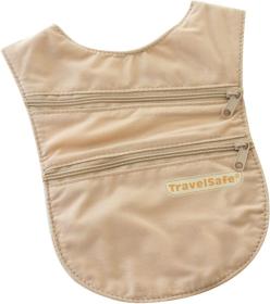 TravelSafe kapsa na telo Holster Wallet beige