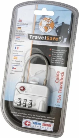 TravelSafe TSA Cable Travellock kombinační zámek TravelSafe TSA Cable Travellock kombinační zámek
