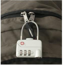 TravelSafe TSA Cable Travellock kombinační zámek