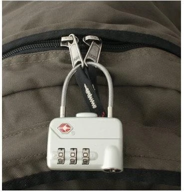 TravelSafe TSA Cable Travellock kombinační zámek