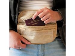 TravelSafe ledvinka Skin Waist Pouch beige