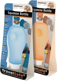 TravelSafe mačkací dávkovací lahev Squeeze Bottle oranžová